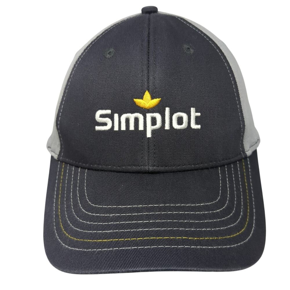 Simplot Strapback Baseball Cap Multi One Size Emb… - image 1
